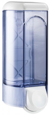​Seifenspender 800 ml Kunststoff, weiß/ transparent 