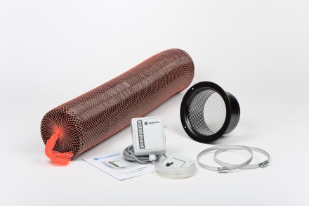 Filtermist Anschlußzubehörpaket (Flansch, F-Monitor, Schlauch, Schellen) 150 mm 