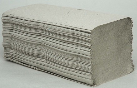 ​Handtuchpapier / Falthandtücher 1-lagig natur, Zick-Zack-Faltung, 5000 Blatt 