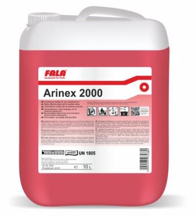 FALA Arinex 2000 - Stark saurer Grundreiniger für den Sanitärbereich, 10 l 