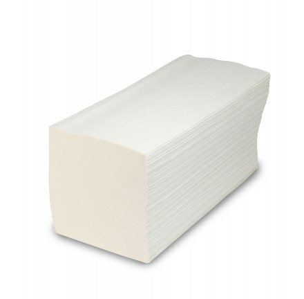 Handtuchpapier / Falthandtücher  2-lagig, Tissuequalität weiß, 3200 Blatt 