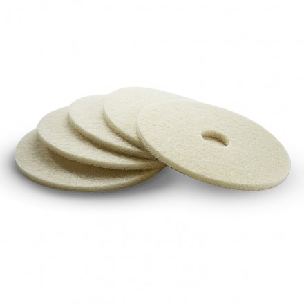 Kärcher Pad Ø 432 mm, weich, natur, 5x 