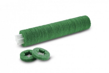 Kärcher Walzenpad auf Hülse, hart, 400 mm, grün, Ø 96 mm 