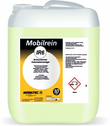 Mobilrein IR 6 Automatenreiniger, 10 Liter 