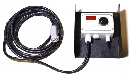 Elektronischer Feuchtraumthermostat ETR-3, Schutzart IP 54   incl. 5 m Kabel und Anschlussstecker 