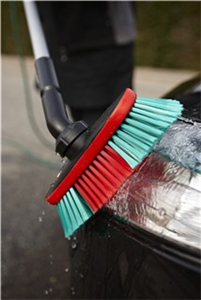 ​Autowaschbürste mit Wasserdurchlauf & Drehgelenk, weich (24 cm) 