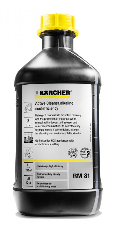 Kärcher PressurePro Aktivreiniger, alkalisch RM 81 eco!efficiency, NTA-free, 2,5L 