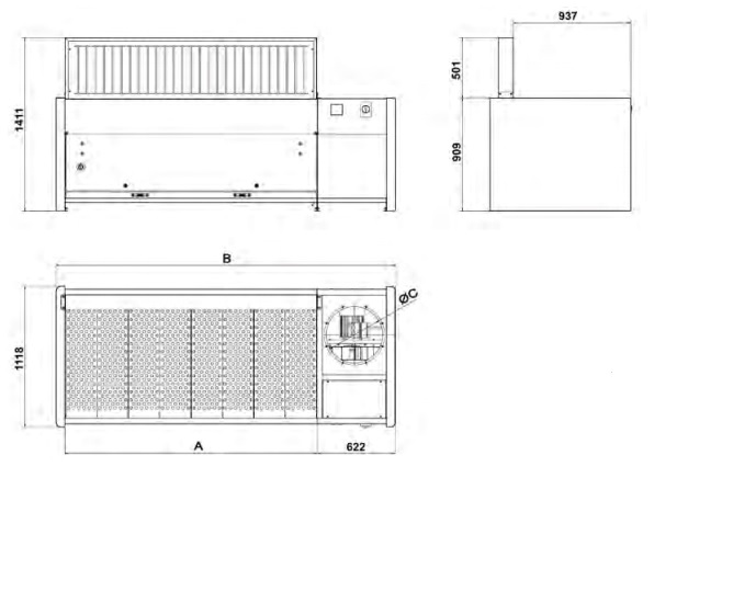 Absaugtisch PJ 1500 