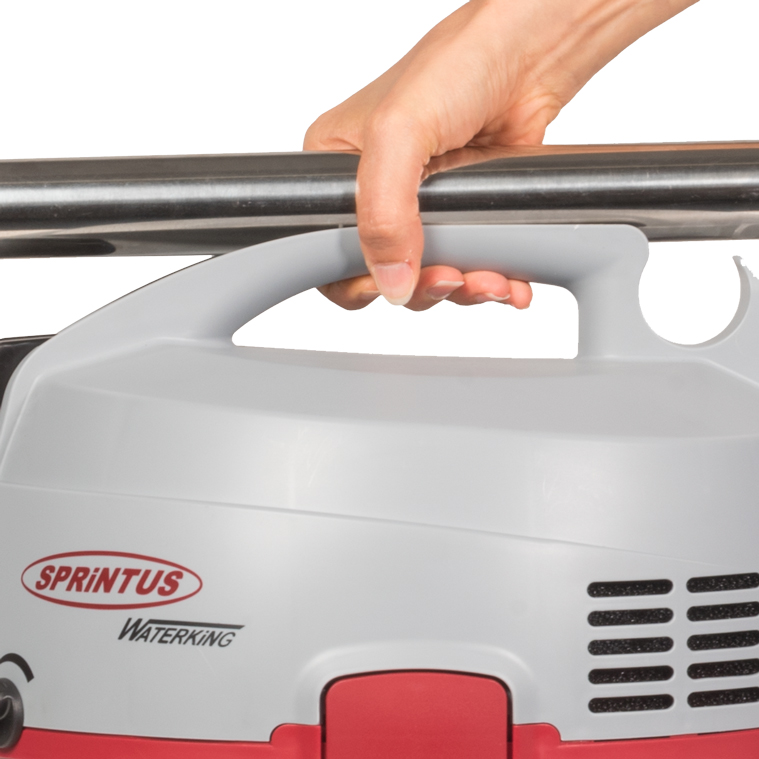 Sprintus NT Waterking, Leiser und kraftvoller Nass-/Trockensauger mit 30 Liter Behältervolumen 